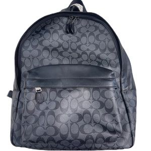 Coach leather backpack